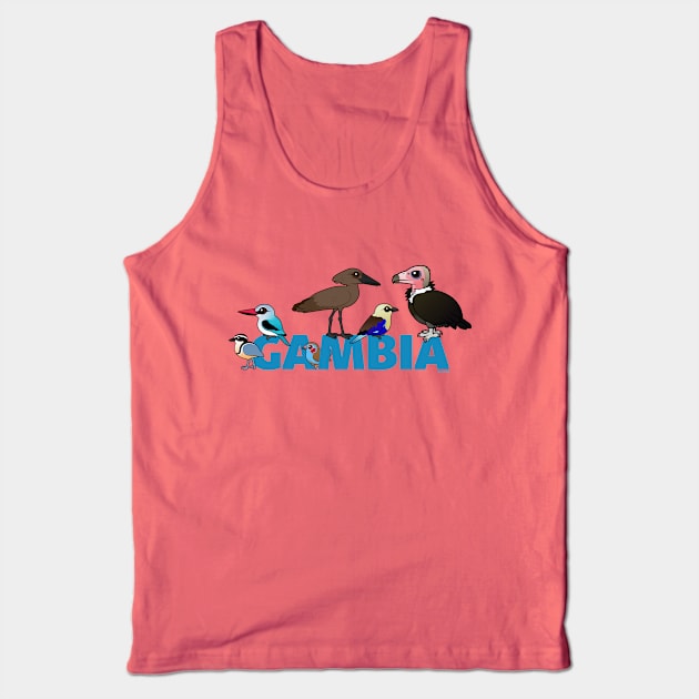 The Birdorable Gambia Birds Tank Top by birdorable